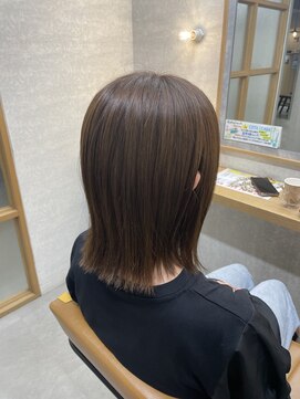 アレクサ 保谷(ALEXA) まろやかベージュカラー:ナチュラルきりっぱなしボブ＊