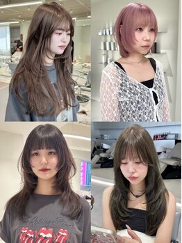 キーン 立川店(keen)の写真/圧倒的なセンスと技術力が人気。鏡を見る度に『可愛い』姿に気分UP【レイヤーカット/前髪カット】