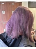 白髪活かしピンクバイオレット