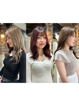 最旬トレンド×似合わせをご提案！印象を左右する顔周りのカットも、骨格や髪質に合わせて丁寧にカット◎