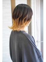 ムゥフ ヘアーアンドアイラッシュ(mouf hair&eyelash)&nbsp;グラデーションレイヤーボブ