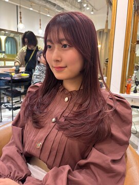 ロンドアベニール 北千住(Lond avenir) 韓国顔周り/バタフライカット/ミディアムレイヤーカット北千住