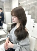 ブリーチなし！オリーブグレージュ/グレージュ