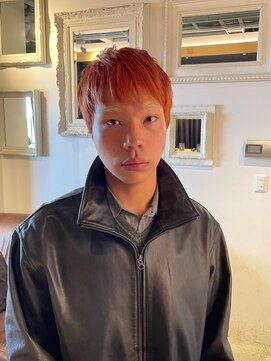 ブロック ジャポン(bloc japon) orange color short オレンジカラー　メンズショート