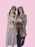 前撮り・お出かけ卒業式袴着付け・ヘアセット¥14300