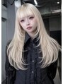 アルバム 銀座(ALBUM GINZA) 白っぽく柔らかく見せるハイトーンレイヤースタイル