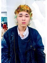 クク 渋谷(QUQU)&nbsp;カール　ルーツカラー　ナチュラルヘア　デザインカラー