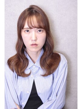 リメル 奥沢自由が丘店(Remel) ミディアムレイヤー/顔周りレイヤー/韓国風/ワンカール/自由が丘