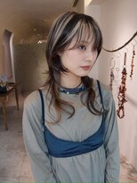 ユルク(JURK nagoya)&nbsp;栄/ハッシュカット/グレージュ/デザインカラー
