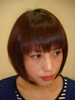 クライブヘアー 佐倉店(CRiB hair)&nbsp;M3Dカラーでツヤツヤボブスタイル
