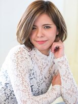 アメリ エ ギャルソン ジュヌ 鶴瀬店(amelie et garcon Jeune)&nbsp;女性らしい上品アンニュイ ボブ