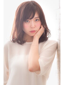 ソア 武蔵小杉(SOAR) ひし形小顔耳かけ大人かわいいくせ毛風グラマラスふわミディ