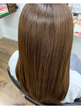 ヘアー サロン ガット(hair salon Gatto) ☆柔らかオレンジベージュカラー☆