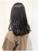 【morio坪井】透明感たっぷりグレージュ