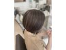 【Mai指名限定】カット+リタッチ+白髪ぼかしハイライト(表面のみ)¥14,500