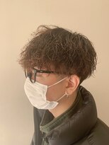 フォルテ 草薙店&nbsp;波巻きパーマ　マッシュ