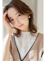 アリア バイ アルティナ(alia by artina)&nbsp;こなれミディ_モカブラウン_ビターショコラ_くびれヘア