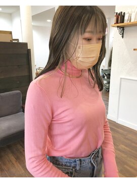 レジスタヘアーワークス (REGISTA hair works) インナーカラー×シルバーベージュ