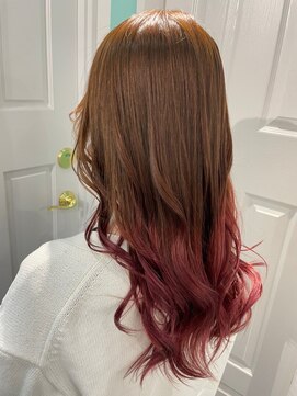 マティーナ ヘアー 池袋(Matina hair) 【オレンジ×ピンク】