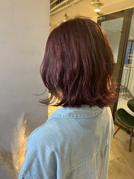 フィゼル 福島店(fizelle) ルビーチョコレート×ラフボブ＊いけもとみお