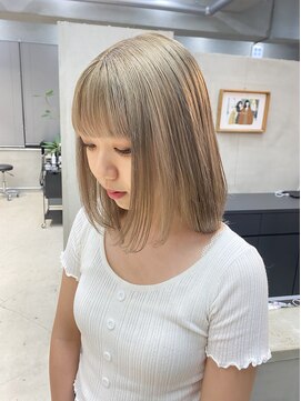 テトヘアー(teto hair) ブロンド ミルクティーベージュ