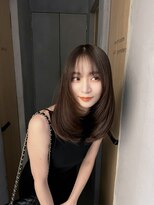 ノク 渋谷(nok)&nbsp;丸みレイヤーベージュ_ショコラアッシュヘルシースタイル