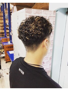 リンクスハート 橿原店(Link's Heart) オールバックパーマ