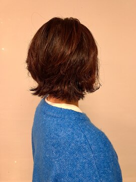 ヘアヌーダ ショートボブ、髪質改善、白髪ぼかし、キッズカット、カット