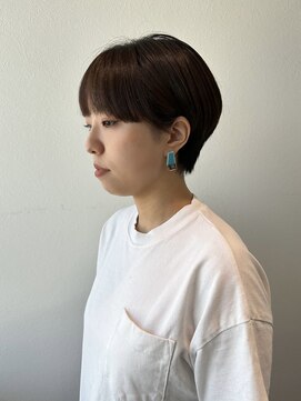 サラ ビューティー サイト 古賀店(SARA Beauty Sight) サイドバング/耳掛けショート/ショート/20代30代40代