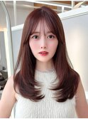 大人可愛い韓国レイヤー20代30代40代　似合わせ顔まわりカット