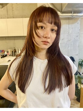 ハイジア(hygea) [hygea]マロンベージュと姫カットレイヤー　大人ヘア[薬院/警固]