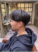 刈り上げセンターパート