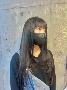 ヘアーアンドメイク ファット(Hair&Make PHAT) 大人可愛い透明感立体感ダークグレージュ×レイヤーロング