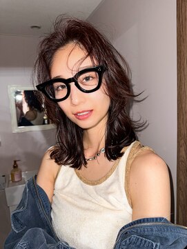 アンドコー(Andco) 【Andco】レイヤーカットミニウルフオレンジブラウン