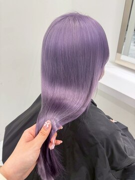 ベレーザシェルト(Beleza scelto) 13874ブリーチ＆ダブルカラー韓国レイヤーラベンダーパープル