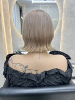 ルノン(LUNON)&nbsp;アプリコットオレンジくびれヘアハイライトカラー熊本