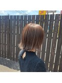 切りっぱなしボブ