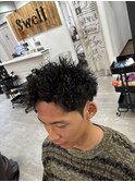 MEN’S HAIR/波巻ツイストスパイラル/フェザーパーマ/船橋