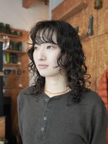 ノラ カマクラ(NORA kamakura)&nbsp;スパイラルパーマレイヤーパーマミディアムレイヤー顔周りカット