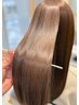 【定番|毛先までまとまる髪質改善】カラーカット+ケラチンGLOW