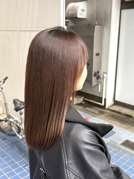 インセンス 用賀店(insence) 酸性ストレート/ナチュラルブラウン/まとまり/艶