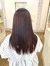 【髪質改善☆】美髪カラー+ストレート+カット￥23760[髪質改善/カット/カラー]
