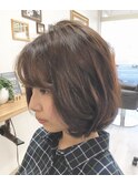 ゆる巻きボブ