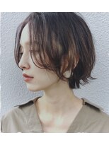 スイウ(suiu)&nbsp;柔らかニュアンスカラーx マッシュパーマボブ♪