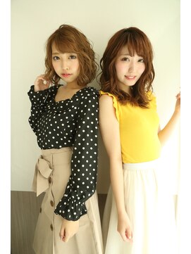 ヘアアンドメイク 心座(hair&make) 愛されゆる巻き☆