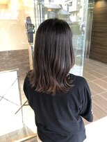 ヘアメイク シュシュ(Hair make chou chou) 大人可愛いマロンベージュAラインボブかきあげ奈良大和八木