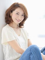 デイジー インデックスヘア 大島店(DAISY index hair)&nbsp;小顔外ハネミディアム☆ボブルフ☆20代30代40代くびれミディ
