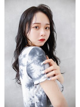 ラックスビー ユナイテッド 神戸三宮いくたロード店(LUXBE UNITED) ニュアンスロングウェーブ【LUXBE 神戸三宮いくたロード店】