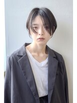 ヘアーアンドアート ルミナ(HAIR&ART LUMINA)&nbsp;大人可愛い20代30代40代黒髪前下がりショートボブ丸みショート◎