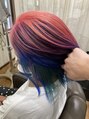 ヘアーアンドフェイシャルキング(Hair&Facial King) 派手髪ブリーチカラー